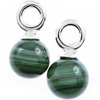 925 silver malachite pendants