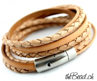 Wrap leather bracelet Nature Passion