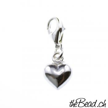 Charm 925 Sterling Silber HERZ