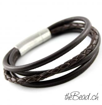 braided silver bracelet for women and men