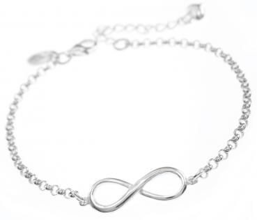 Unendlichkeits-Zeichen Armband silberschmuck für Damen aus der Schweiz