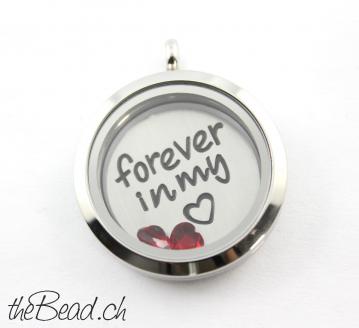 floating locket charm by thebead