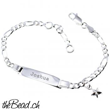 baby bracelet made of 925 sterling silver