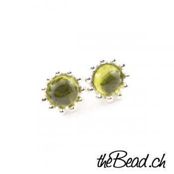 peridot earrings