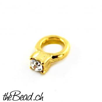 Little Finger - Ring for LA VIE  Medailllon gold color