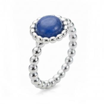 Silber Fingerring KYANIT