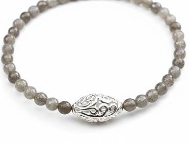 Kette mit facettiertem LABRADORIT