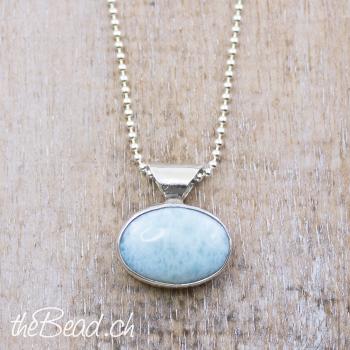 llarimar Damen silberhalskette silberschmuck anhaenger thebead schweiz