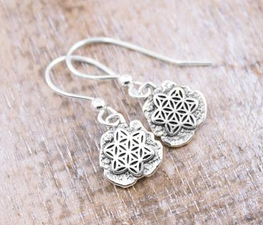 flower of life earrings