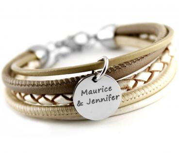 LEDERARMBAND one size geschenkidee lederschmuck grace