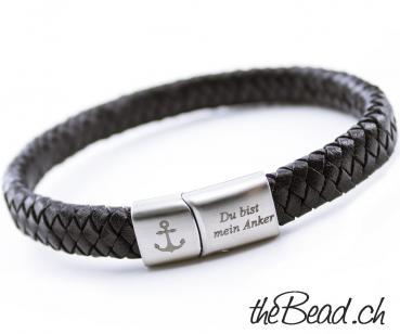 men leather bracelet