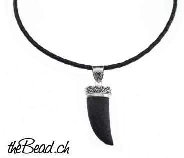 lava men leather necklace