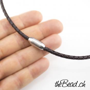 leather necklace magnetic clasp