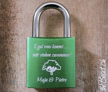 Alu Love Lock in green