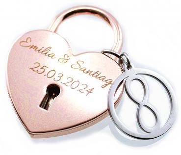 Lovelock HEART with your personal engraving