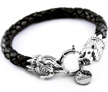 Silberschmuck Loewe und Tiger Armband fuer Herren und Damen online kaufen theBead