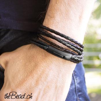 * VEGAN PASSION * schwarzesTextil - Armband