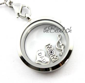 floating locket charms love