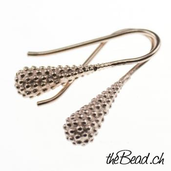 rosegold und rose vergoldete ohrhänger von thebead onlineshop bestellen und kaufen bei thebead