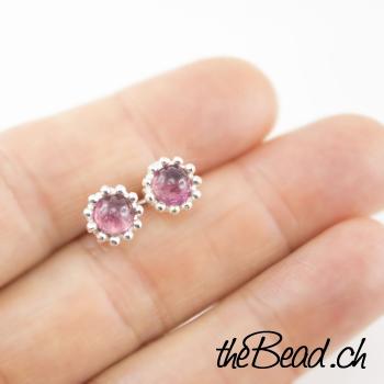 little tiny turmaline earrings