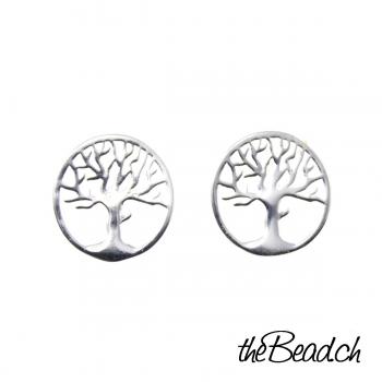 tree of life silver earrings