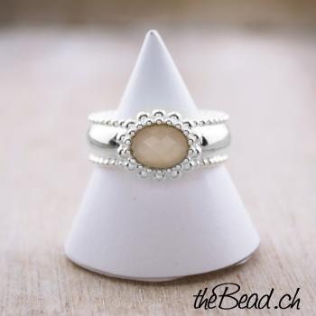 fingerrings with moonstone online shopping