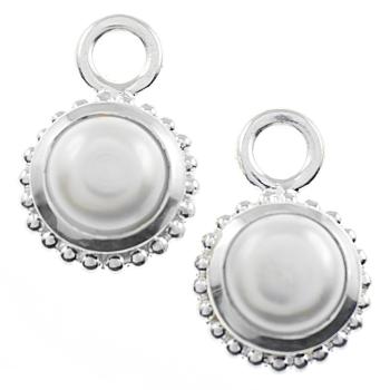 925 silver earring  pendants with pearls