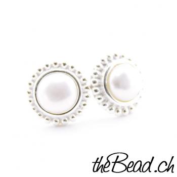 Schmuck Onlineshop theBead  Design Ohrstecker aus 925 sterling Silber schweizer onlineshop