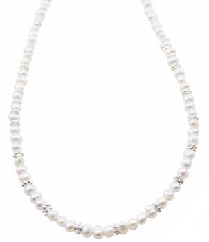 Halskette PERLEN, 45 cm lang!