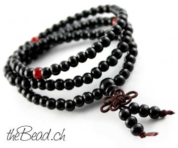 Woodbeads bracelet in black