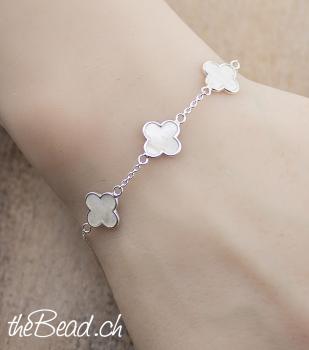 Preview: perlmutt armband