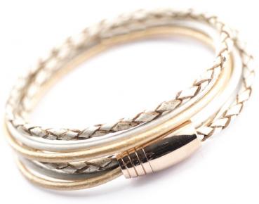Lederarmband MAGGY mit praktischem Magnetverschluss