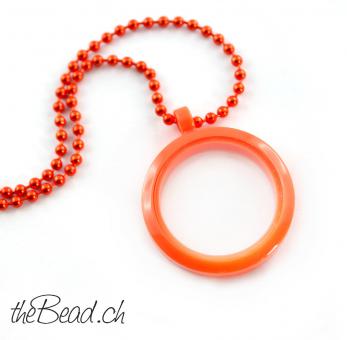 POP Medaillon Locket in orange