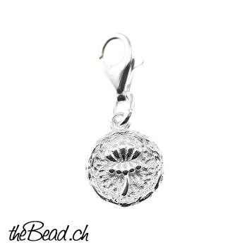 lotus silver charm