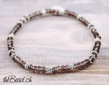 smoky quartz bracelet