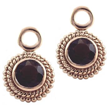 925 silver earring with smoky quarz