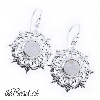 Earrings made of 925 sterling silver