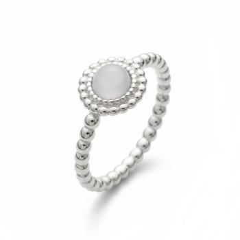 zarter Damen Fingerring & Regenbogen MONDSTEIN