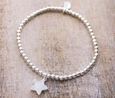 thebead silver bracelet with made of 925 sterling silver