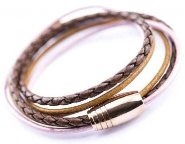 Lederarmband MAGGY mit praktischem Magnetverschluss
