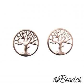 tree of life silver earrings