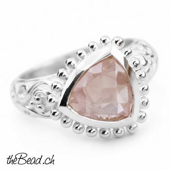 rosenquarz Organzasaeckchen verpackung von thebead