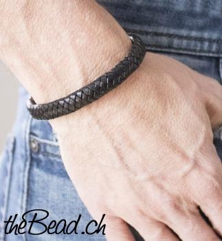 Nappa leather bracelet