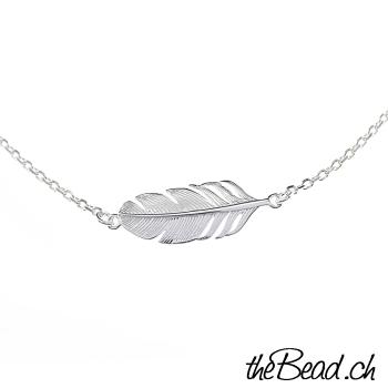 silver feather crystal 925 silver