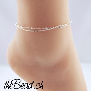 anklet made of 925 sterling silver