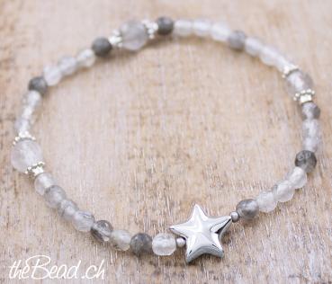 silver quartz bracelet