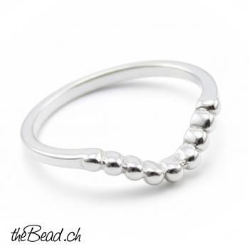Silber Fingerring  * V *