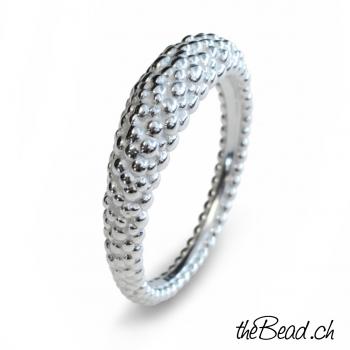 Silber Fingerring  PÜNKTCHEN Design