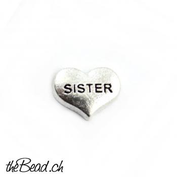 heart inlay SISTER