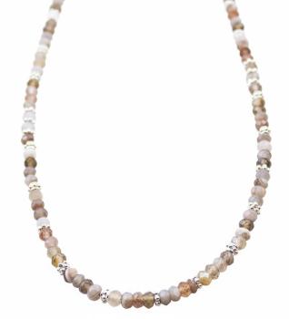 Halskette BOTSWANA ACHAT, 45 cm lang!